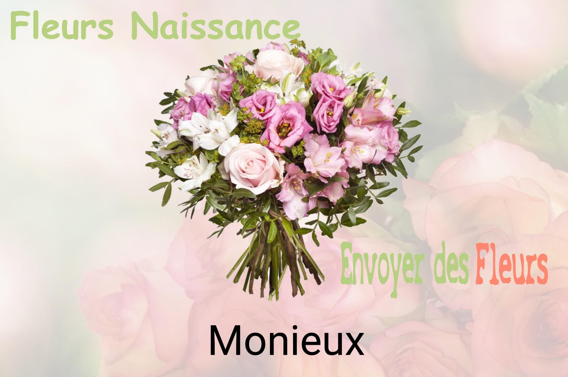 Bouquet de fleurs de naissance livré à Monieux